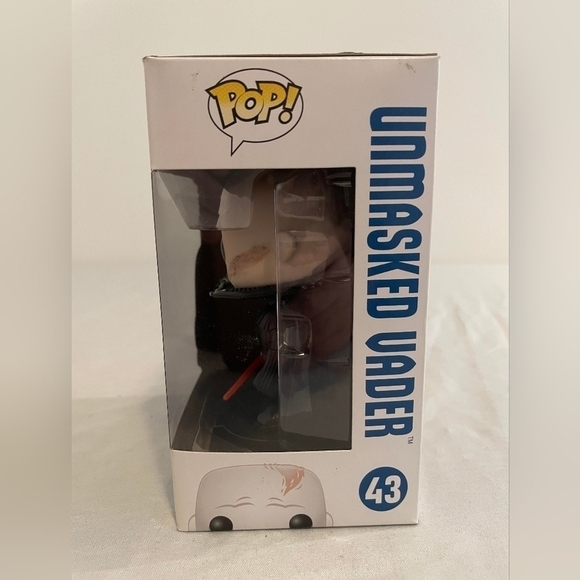 Star Wars Unmasked Darth Vader Funko Pop Bobble Head #43 - Picture 2 of 5